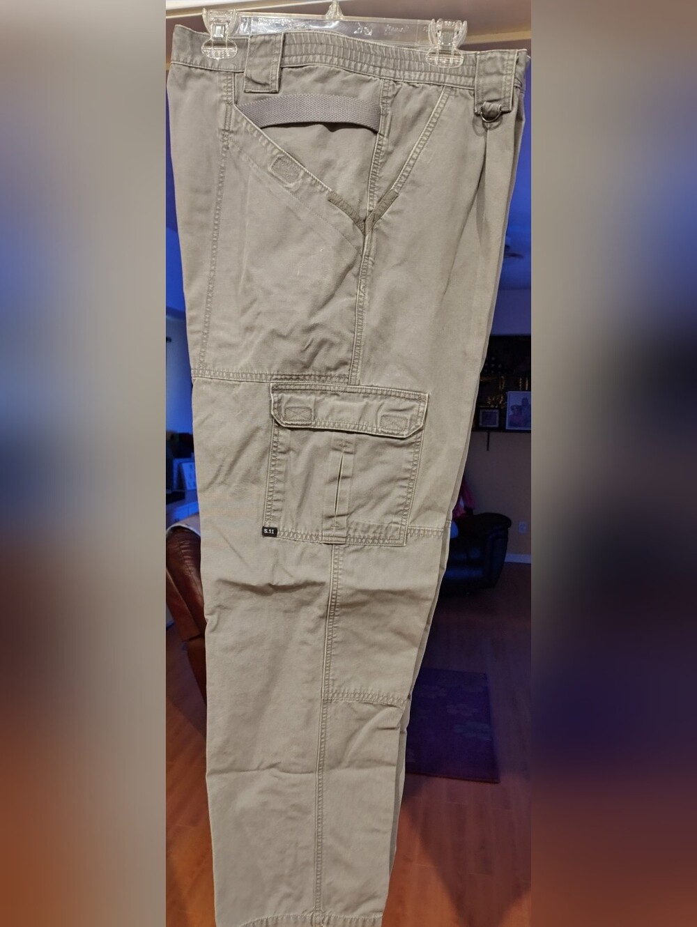 Men's Khaki Cargo Pants - Casual Workwear